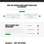 Author website home page