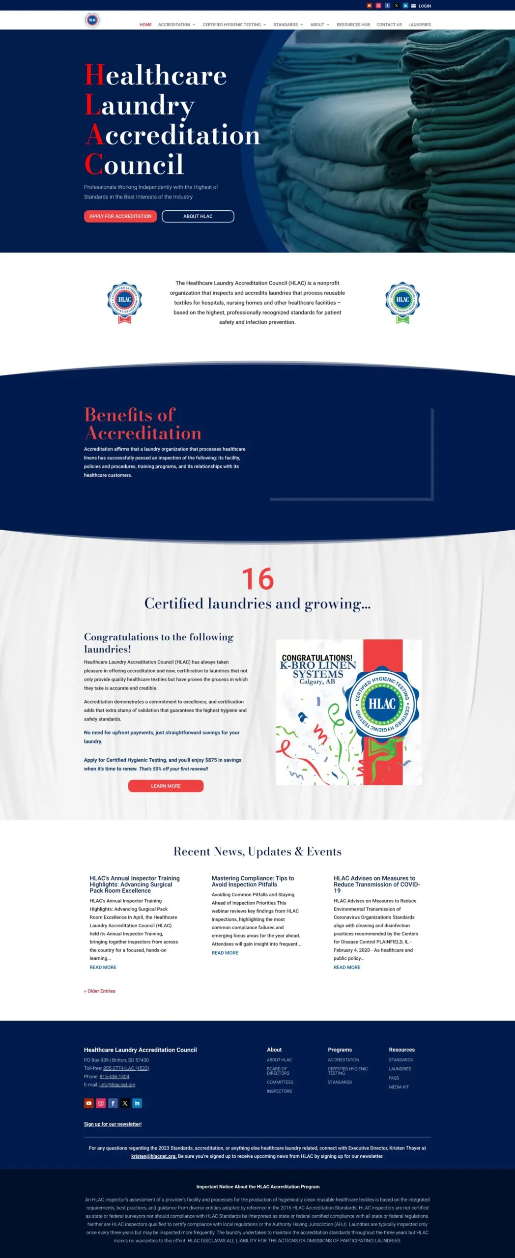 HLAC home page