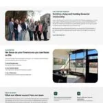 Financial planning website homepage